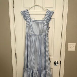 NWT Gal Meets Glam Jasmine Stripe Square Neck Maxi